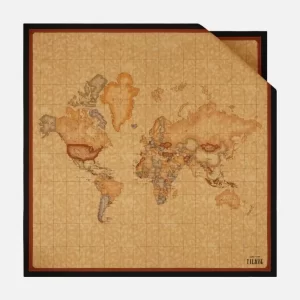 Foulard Geo Classic 90 x 90 Nero
