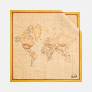 Foulard Geo Classic 70 x 70 Zafferano