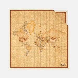 Foulard Geo Classic 90x 90 Marmo