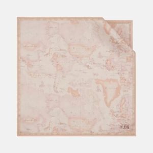 Foulard New Geo Color 70 x 70 Rosa Cipria